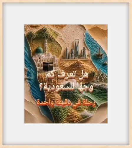 🇸🇦 السعودية… أكثر مما تتخيّل! هل تعرف كم وجهًا للسعودية؟